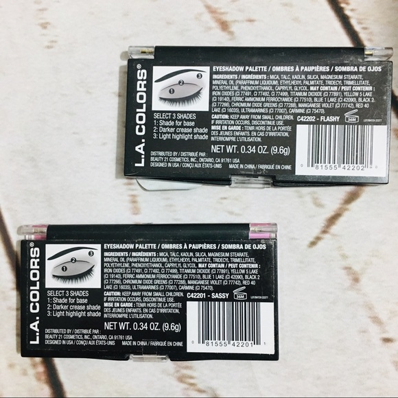 ❤️✨L.A. Colors 2x Eye Shadow Pallets - Picture 5 of 7